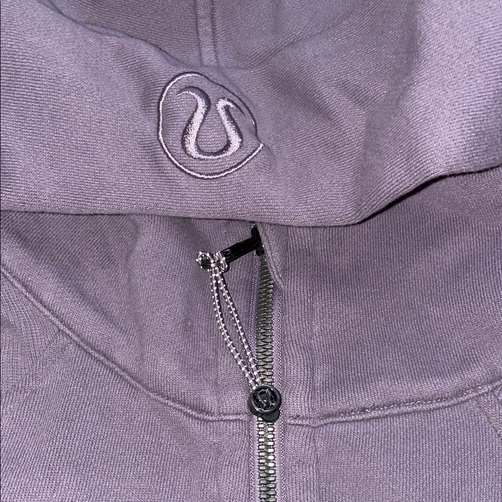 Lululemon Purple Half-Zip Scuba Hoodie